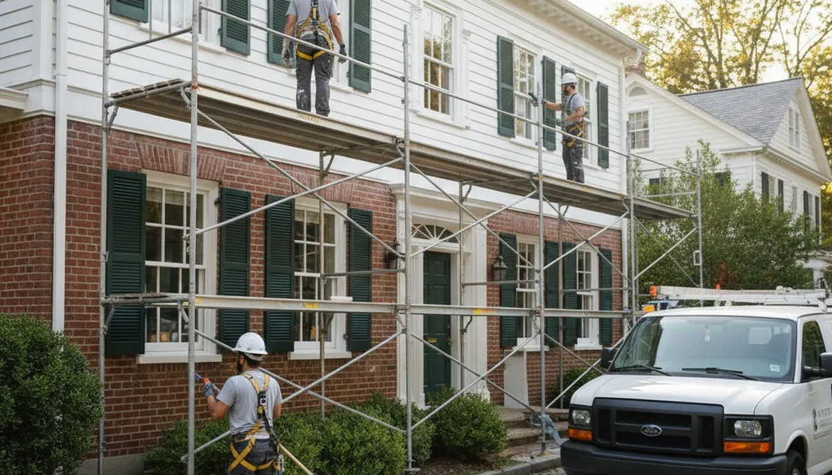 Painting contractor in Lexington, MA providing professional interior and exterior house painting services