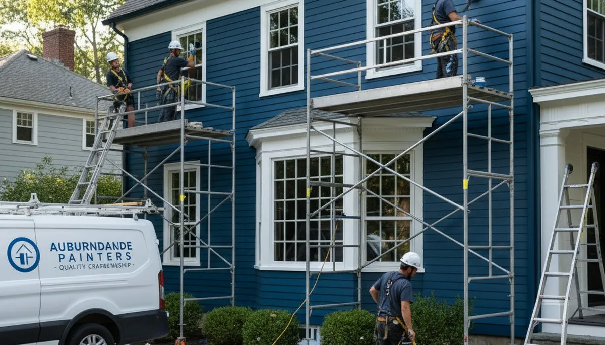 Painting contractor in Lexington, MA providing professional interior and exterior house painting services