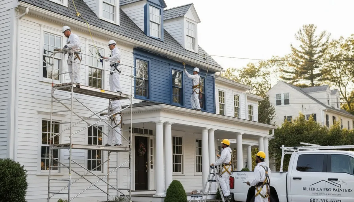Painting contractor in Lexington, MA providing professional residential and commercial painting services