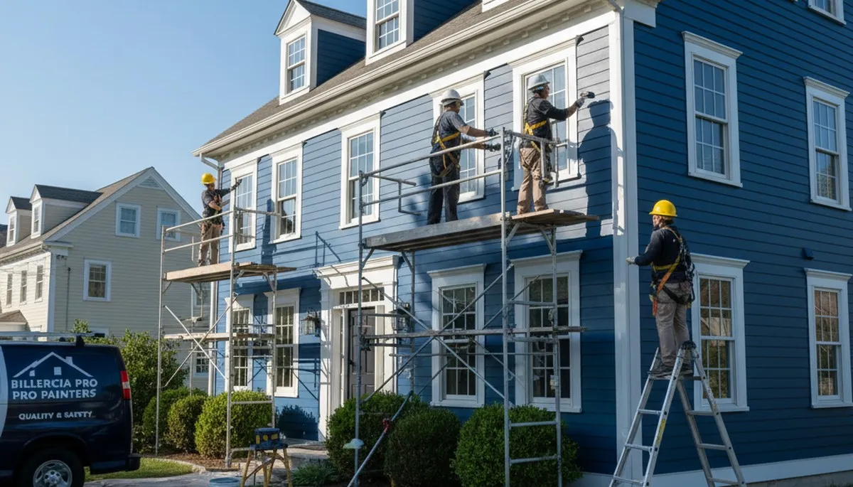 Painting contractor in Lexington, MA providing professional interior and exterior painting services