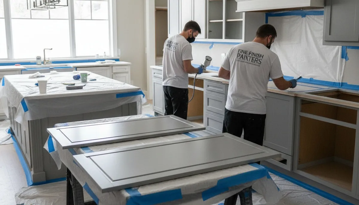 Cabinet painting in Lexington, MA for a fresh, durable kitchen finish