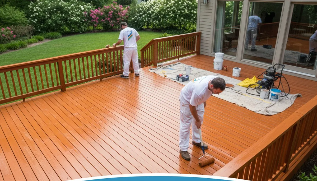 Deck painting services in Lexington, MA for weather-resistant protection and curb appeal