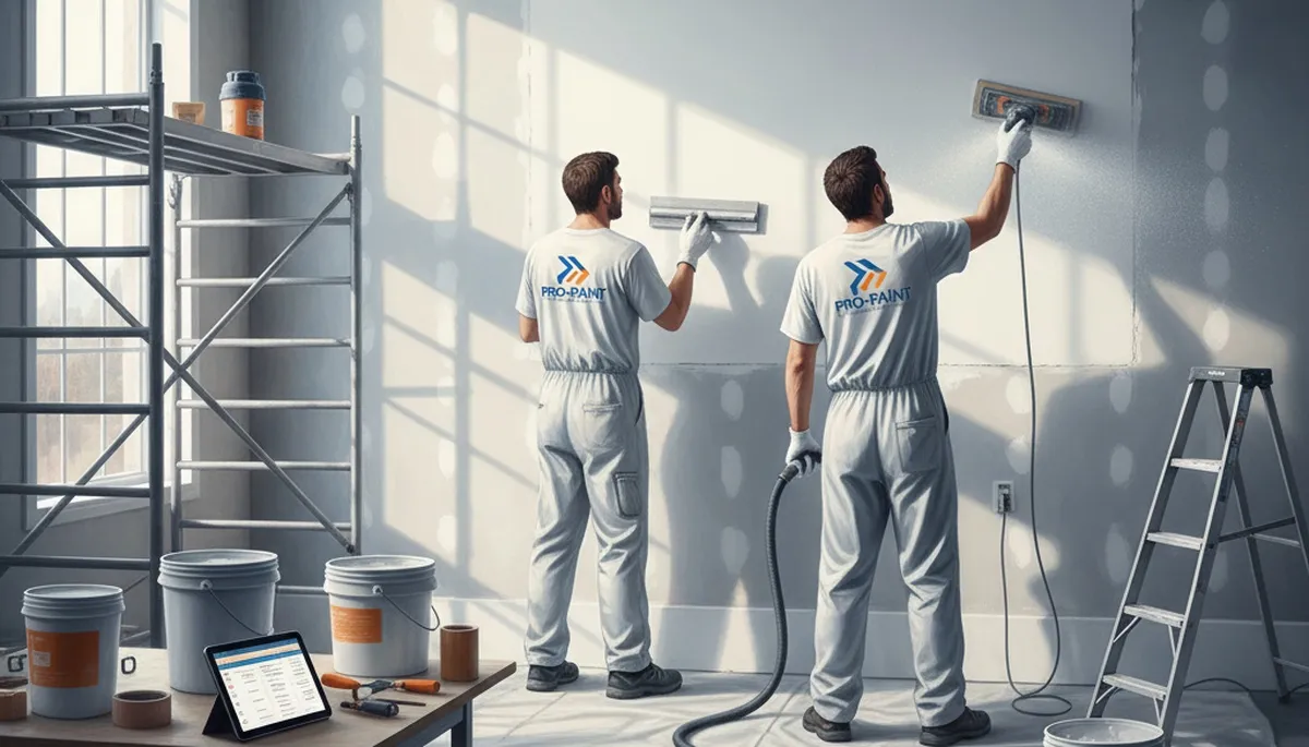 Lexington, MA drywall repair by local painters fixing cracks and water damage in a home