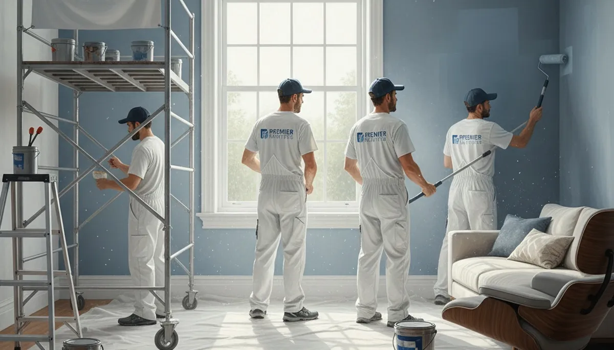 Interior house painting in Lexington, MA by Lexington Paint Pros with clean, lasting finish