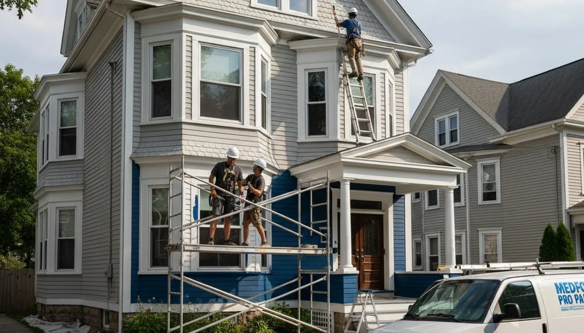 Painting contractor in Lexington, MA providing professional residential and commercial painting services