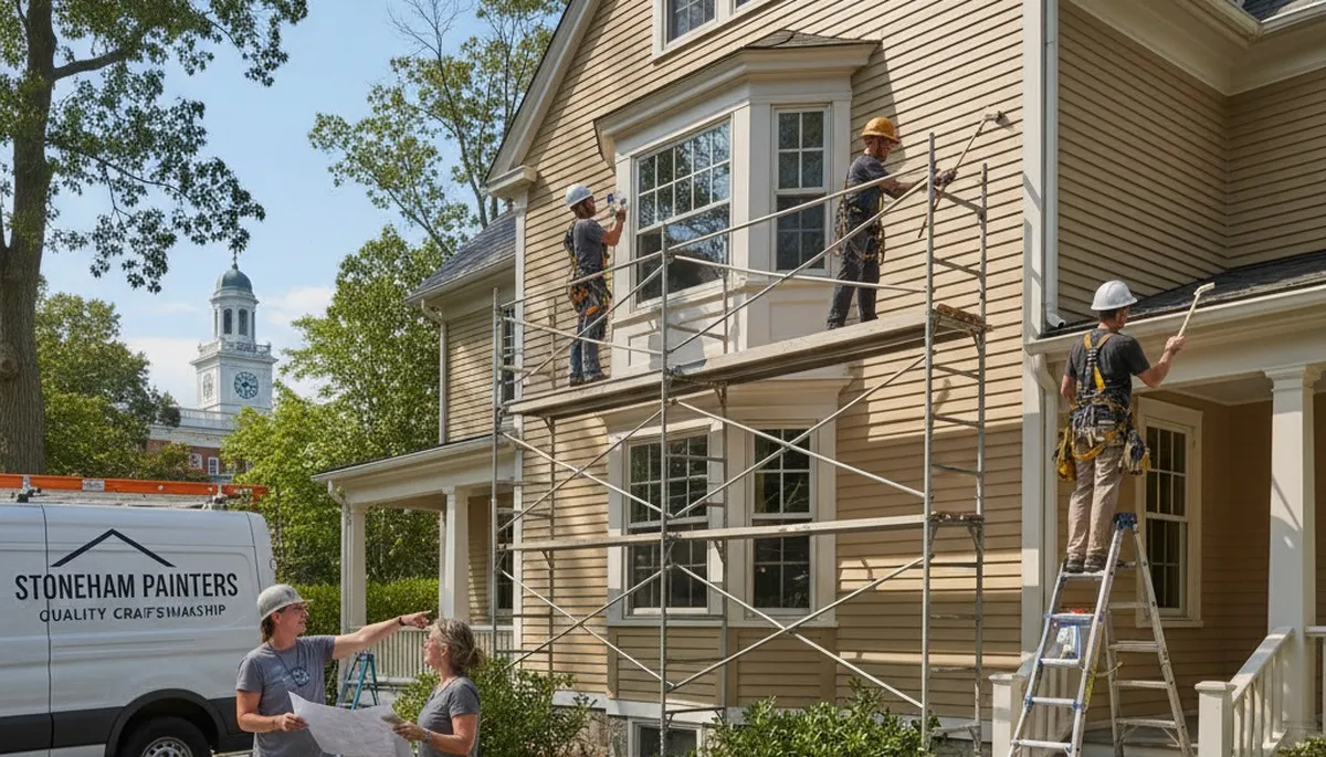 Painting contractors in Lexington, MA providing professional interior and exterior painting services