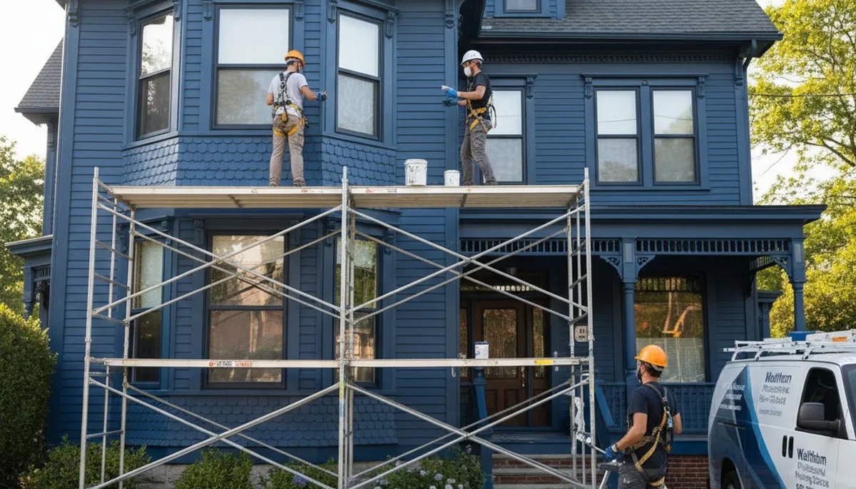 Painter in Lexington, MA providing professional residential and commercial painting services