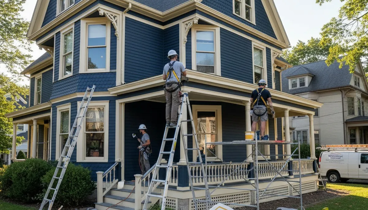 Painting contractor in Lexington, MA providing professional residential and commercial painting services