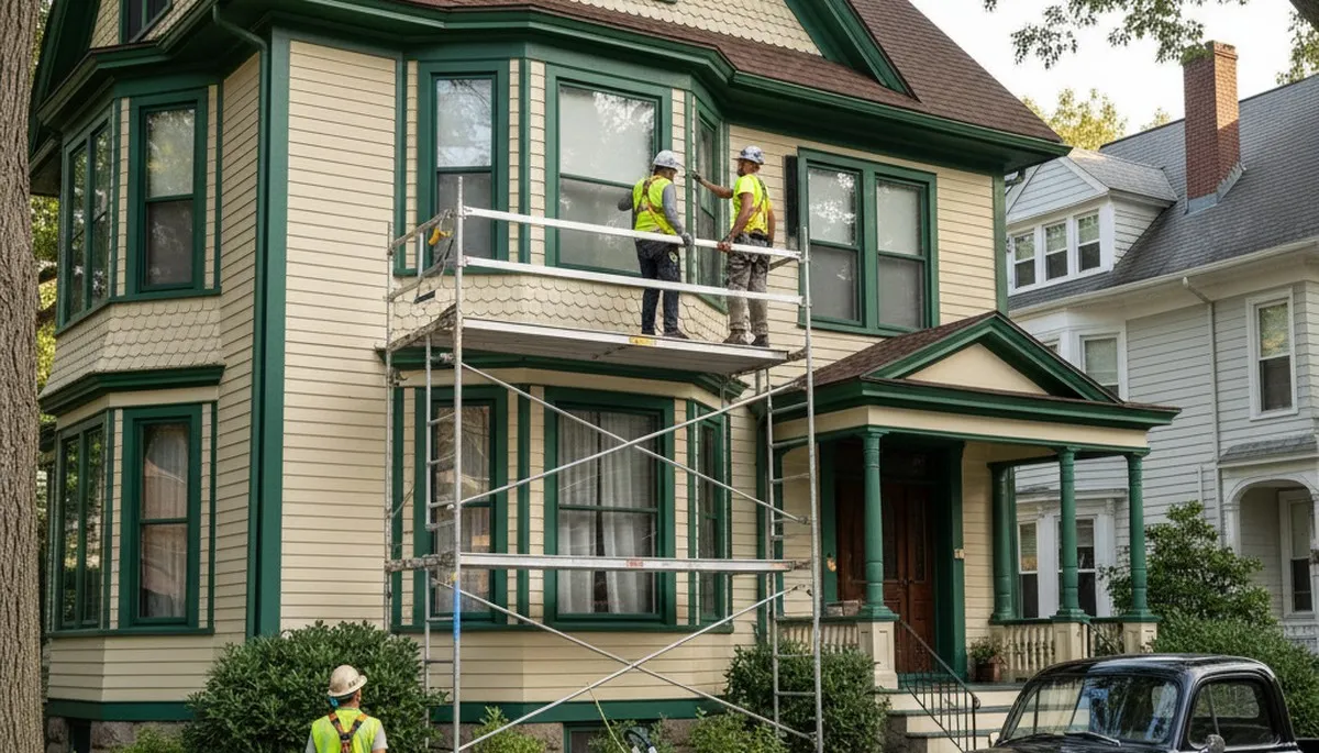 Painting crew in Lexington, MA providing residential and commercial painting services