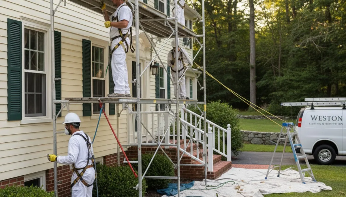 Professional painters in Lexington, MA providing interior and exterior painting services